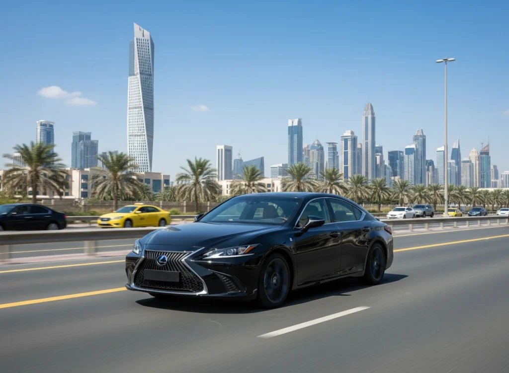 Chauffeur fleet leasing UAE showcasing business vehicles for long term fleet operations in Dubai